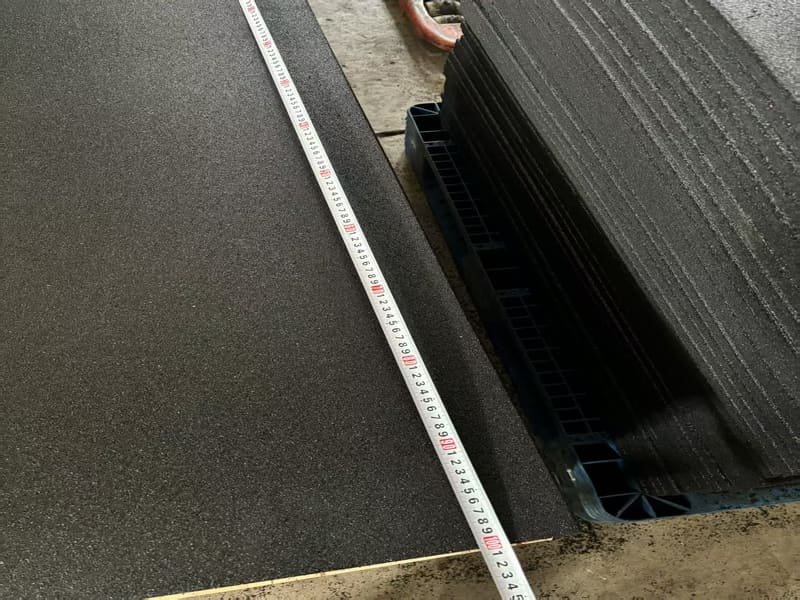 Diagram showing molecular breakdown of rubber